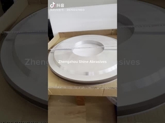 राल बंधन 1A1 हीरा पहिया एचवीओएफ कोटिंग रोल स्टील पीसने कार्टन अनुकूलित मोटाई