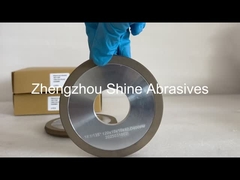 1E1 ठोस कार्बाइड के टॉप वाले औजारों के पीसने और तेज करने के लिए धातु बंधन पहिया।