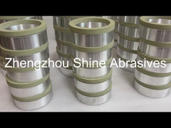 6A2 विट्रिफाइड बॉन्ड डायमंड कप ग्राइंडिंग व्हील हार्ड मिश्र धातुओं के लिए सिरेमिक