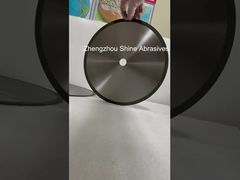 ग्लास काटने के लिए 300 मिमी 1A1R राल बंधन हीरा निरंतर पहिया पहिया