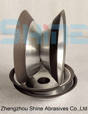 12V9 कटोरे के आकार के राल बंधन हीरा पीस पहिया के लिए परिपत्र देखा ब्लेड
