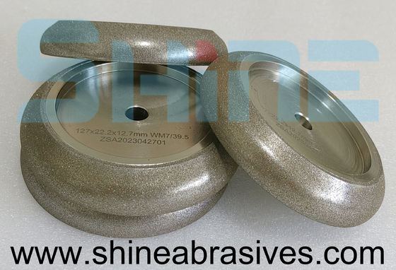 5' 7 / 39.5 बैंड देखा ब्लेड तेज करने के लिए इलेक्ट्रोप्लाटेड Cbn पीस पहिया