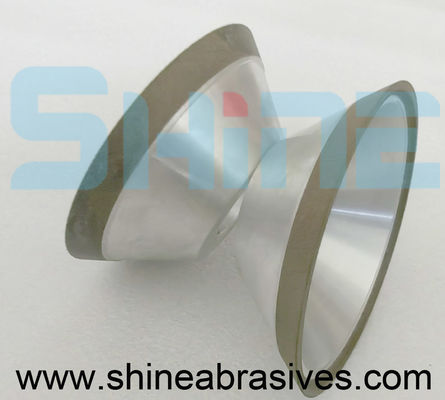 11V9 कप के आकार के राल बंधन वोल्फ़्रेम कार्बाइड तेज करने के लिए हीरे पीसने के पहियों