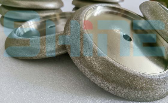 कार्बाइड बॉन्ड तेज करने के लिए अधिकतम आरपीएम 4000 के साथ उच्च छिद्रशीलता सीबीएन हीरा पीसने वाला पहिया