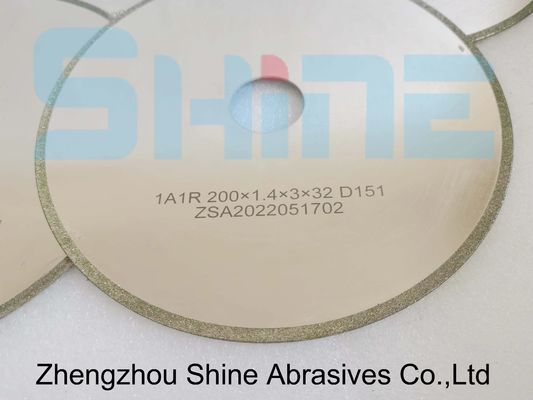 अनुकूलित ग्रूविंग 1A1R हीरा पहियों और उच्च तापमान काटने की क्षमता