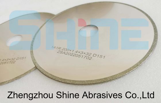 अनुकूलित ग्रूविंग 1A1R हीरा पहियों और उच्च तापमान काटने की क्षमता