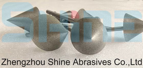 इलेक्ट्रोप्लाटेड पीसने के सिर औद्योगिक क्षेत्र या आंतरिक या बाहरी पीसने