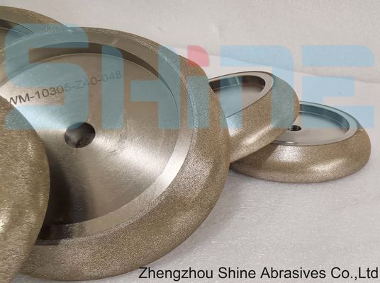 उच्च मिश्र धातु बैंडसाव तेज करने के लिए इलेक्ट्रोप्लाटेड सीबीएन प्रोफाइल ग्राइंडिंग व्हील