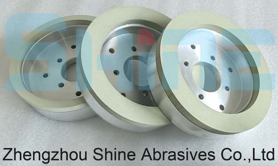 पीसीडी औजारों के लिए चमकदार घर्षण विट्रिफाइड बॉन्ड हीरा पीसने वाले पहिया
