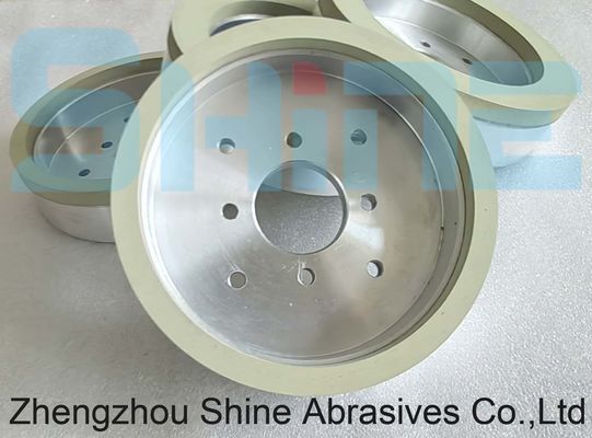 पीसीडी औजारों के लिए चमकदार घर्षण विट्रिफाइड बॉन्ड हीरा पीसने वाले पहिया