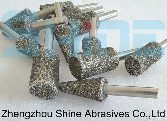 कार्बाइड टूल्स के लिए इलेक्ट्रोप्लाटेड डायमंड / सीबीएन ग्राइंडिंग मंडरल्स और व्हील्स