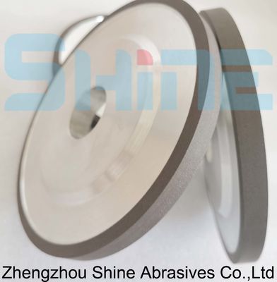 सीमेंट कार्बाइड के लिए 100 मिमी 14 एफ 1 राल बॉन्ड हीरा / सीबीएन ग्राइंडर व्हील