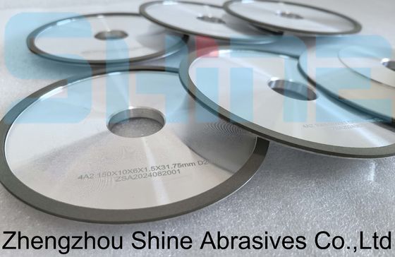 4A2 राल बंधन हीरा सीबीएन पीसने के लिए पीसने के पहियों काटना उपकरण के चेहरे पीसने के लिए