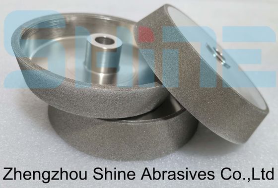 इलेक्ट्रोप्लाटेड सिंगल बेवल डायमंड ग्राइंडिंग व्हील एज प्रोफाइल पॉलिश