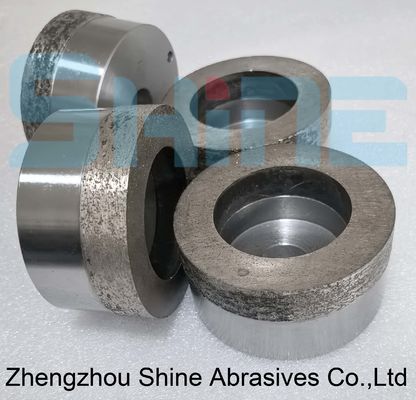 6A2 80 मिमी धातु बंधन हीरा कटोरा पहिया के लिए मिट्टी के बरतन कच्चे पीसने के लिए