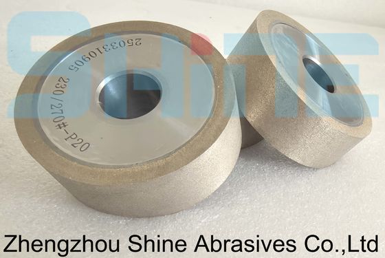 1A1 सीएनसी ब्रश उपकरण पीसने के लिए फ्लैट राल और धातु पीसने वाला पहिया