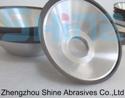 11V9 कटोरा आकार राल बंधन हीरा / सीबीएन पीस पहिया स्टेनलेस स्टील