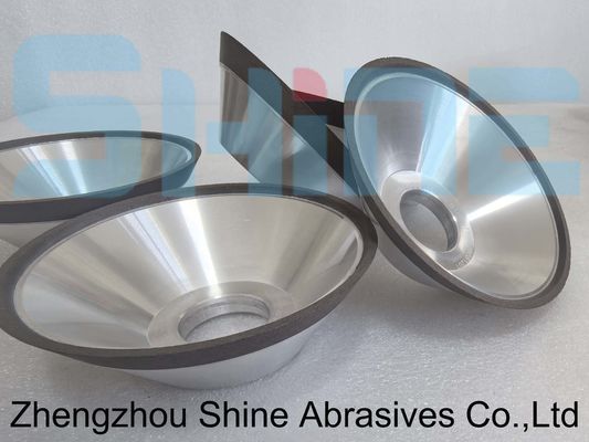 11V9 कटोरा आकार राल बंधन हीरा / सीबीएन पीस पहिया स्टेनलेस स्टील