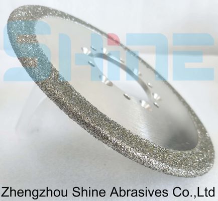 धातु प्रसंस्करण के लिए इलेक्ट्रोप्लेटेड डायमंड कास्ट आयरन ग्राइंडिंग व्हील
