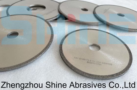 150 MM वोल्फ्रेम कार्बाइड के लिए इलेक्ट्रोप्लाटेड डायमंड सीबीएन ग्राइंडिंग व्हील्स