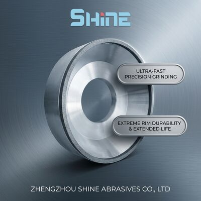 12A2 डिश शेप रेज़िन बॉन्ड डायमंड अपघर्षक पहिये टॉप ग्राइंडिंग डिस्क