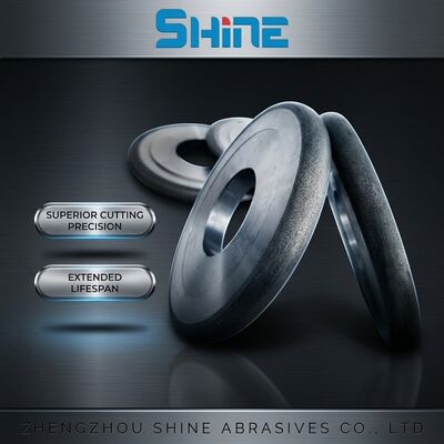 14FF1 धातु बंधन CBN पीसने वाला पहिया HSS टूल स्टील स्टेनलेस के लिए