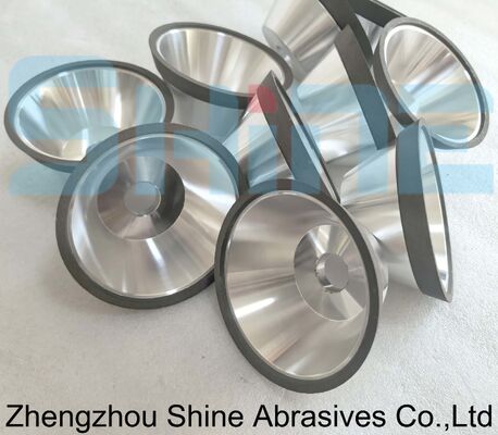 पॉलिशिंग आरी ब्लेड बेवलिंग मशीन के लिए 11V9 रेज़िन बॉन्ड ग्राइंडिंग व्हील्स