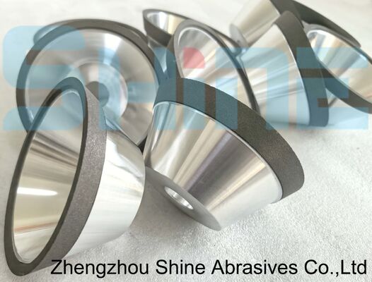 पॉलिशिंग आरी ब्लेड बेवलिंग मशीन के लिए 11V9 रेज़िन बॉन्ड ग्राइंडिंग व्हील्स