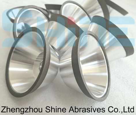 पॉलिशिंग आरी ब्लेड बेवलिंग मशीन के लिए 11V9 रेज़िन बॉन्ड ग्राइंडिंग व्हील्स