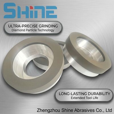 राल बंधन 6A2 ठोस कार्बाइड सामग्री पीसने के लिए हीरा कप पहिया