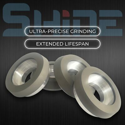 राल बंधन 6A2 ठोस कार्बाइड सामग्री पीसने के लिए हीरा कप पहिया