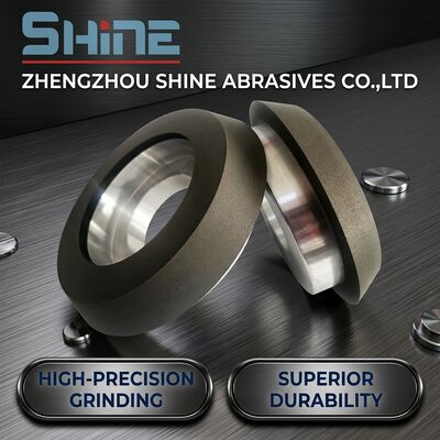 ठोस कार्बाइड सामग्री पीसने के लिए अनुकूलित 6A2 डायमंड कप व्हील