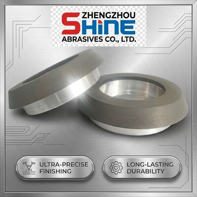 ठोस कार्बाइड सामग्री पीसने के लिए अनुकूलित 6A2 डायमंड कप व्हील