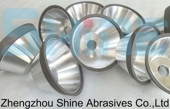11V9 हाइब्रिड सीबीएन डायमंड ग्राइंडिंग व्हील फ्लूटिंग क्लीयरेंस और गैशिंग के लिए