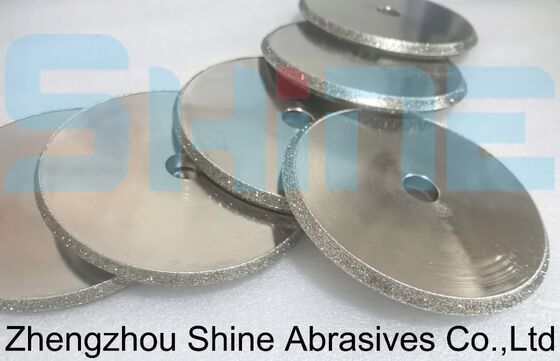 1E1 Electroplated diamond wheel for cast iron profile grinding sharpening