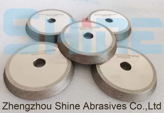 1A1 Resin Bond CBN Grinding Wheel 125x15x32mm for Stainless Steel Scratch-Free Sharpening