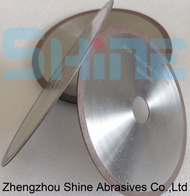 राल बंधन 1A1R ठोस कार्बाइड सामग्री के लिए हीरा काटने वाले पहिया