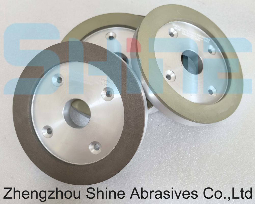 ठोस कार्बाइड सामग्री पीसने के लिए राल बंधन 6A2 हीरा कप पहियों