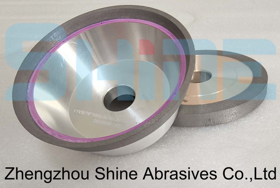 हाइब्रिड बॉन्ड सीएनसी ठोस कार्बाइड ड्रिल बिट्स फ्लिटिंग के लिए हीरा पहिया