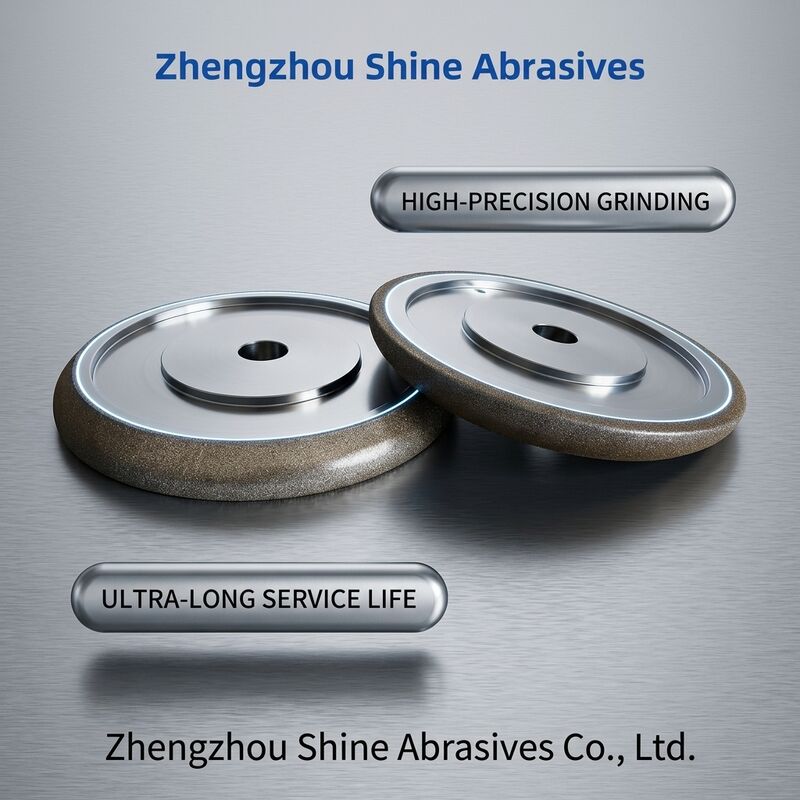 8 इंच 203 मिमी डब्ल्यूएम 10/30 शार्पनर इलेक्ट्रोप्लाटेड सीबीएन ग्राइंडिंग व्हील