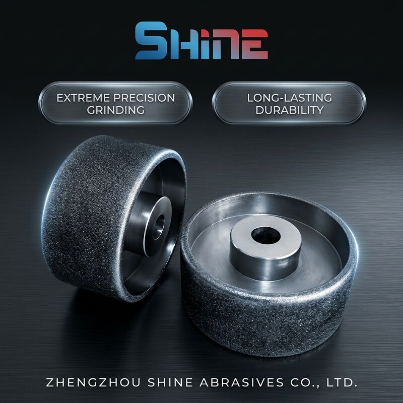 लकड़ी HSS चाकू पीसने और तेज करने के लिए इलेक्ट्रोप्लाटेड CBN पहियों