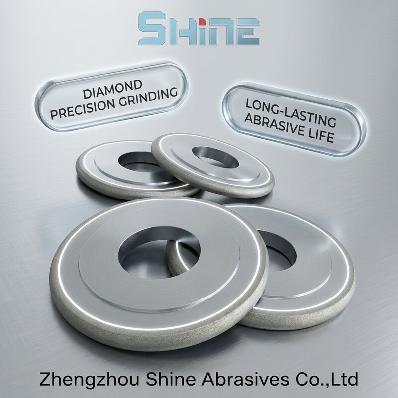14FF1 धातु बंधन CBN पीसने वाला पहिया HSS टूल स्टील स्टेनलेस के लिए