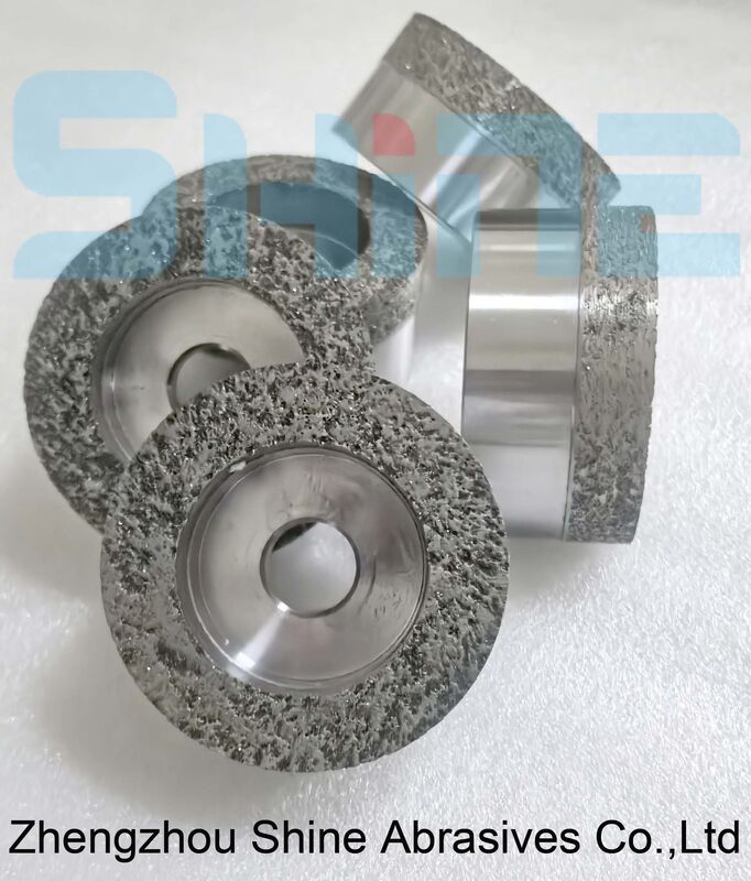 6A2 मेटल बॉन्ड डायमंड ग्राइंडिंग व्हील 150mm D126 ग्लास एजिंग निरंतर संचालन के लिए